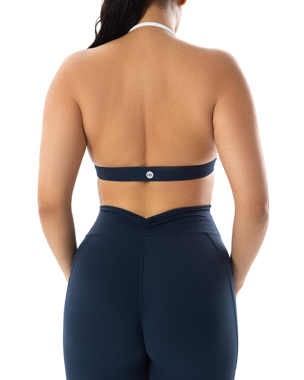 That Girl - Dark Blue Set - Leggings & Short Sleeve